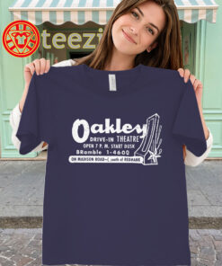 Oakley Drive-In Shirt - Cincinnati Drive-In Theater Teeclassic