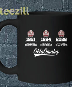 Oklahoma Baseball National Champions Shirt - 2026 CWS Mug