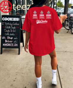 Oklahoma Baseball National Champions Shirt - 2026 CWS Tee Uniex