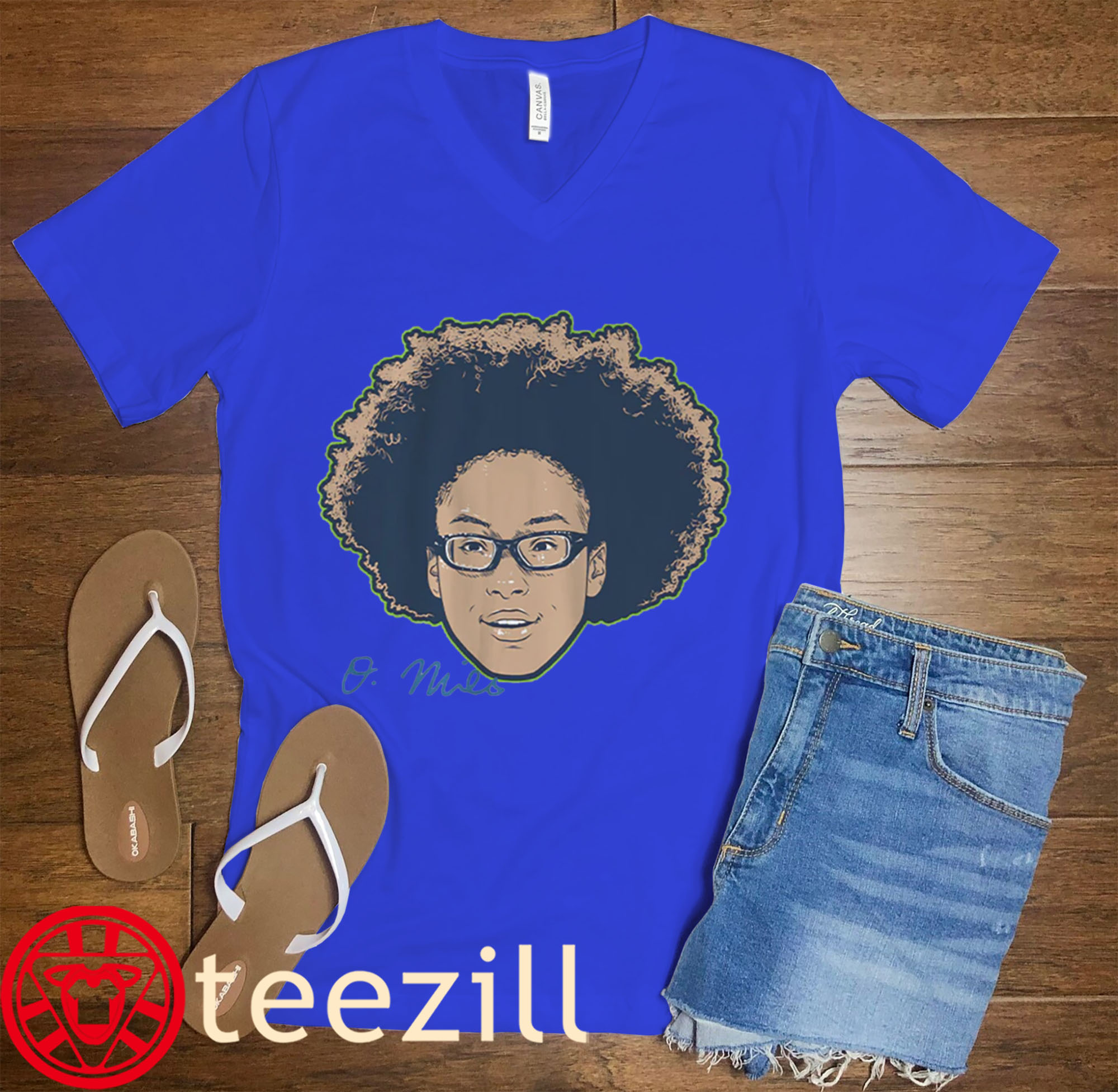 Olivia Miles Swag Head Shirt – Minnesota Basketball Artwork Vneck