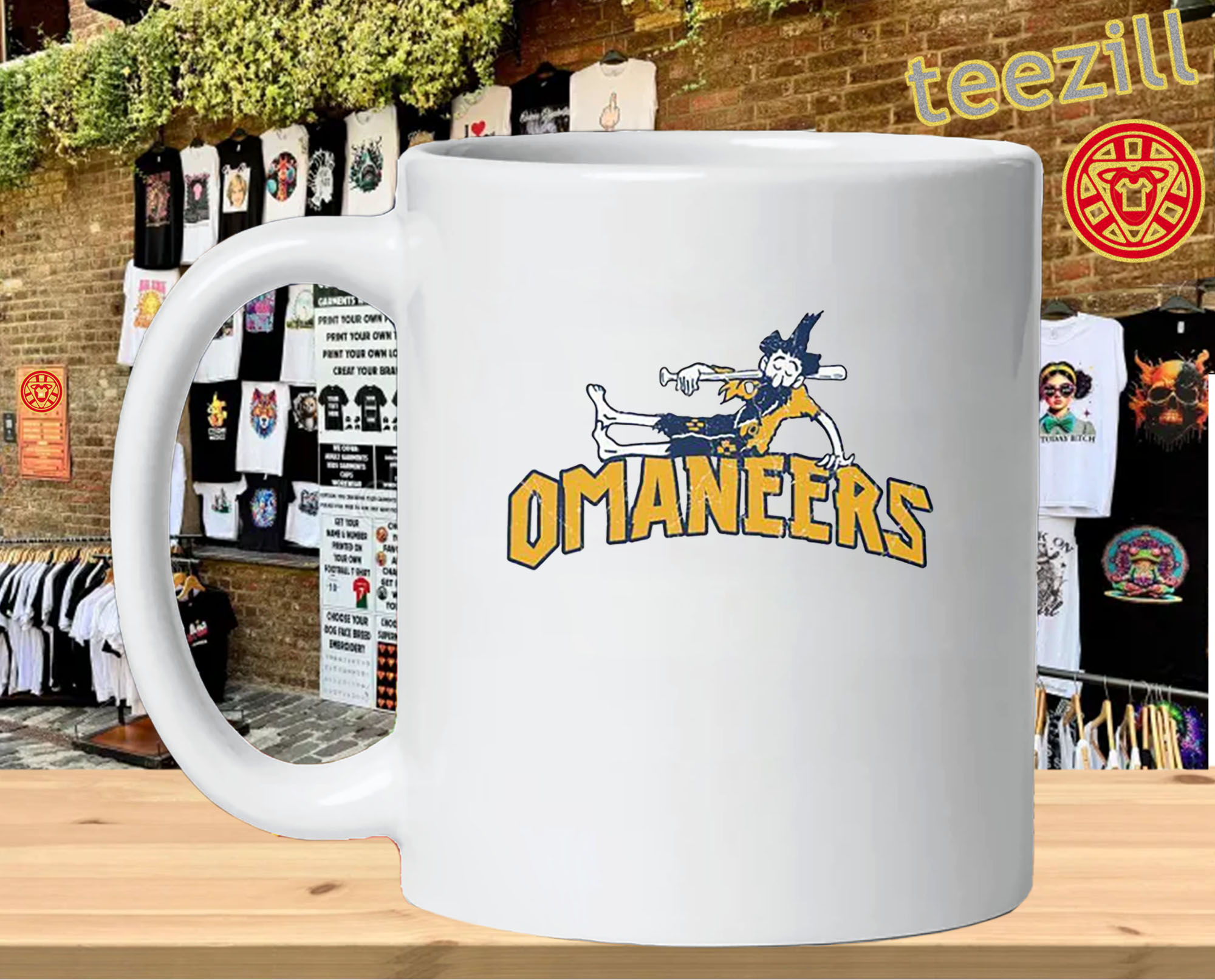 Omaneers – Funny West Virginia Mountaineers mug