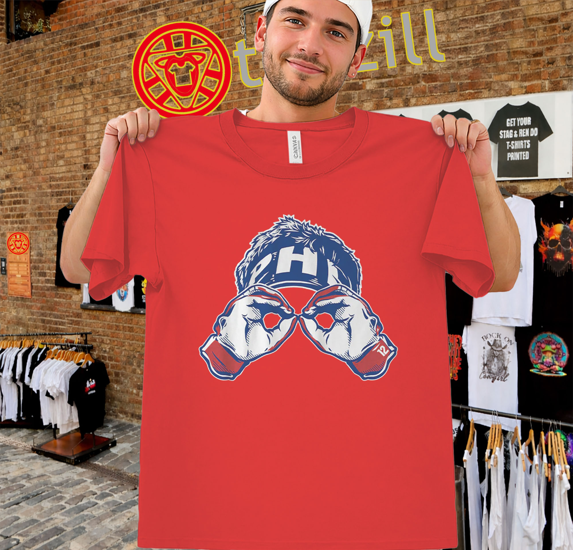 Philly Goggles Shirt - Kyle Schwarber Phillies Tee