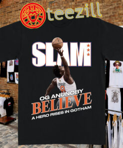 Posters OG Anunoby Believe Shirt - Gotham Hero SLAM Cover Tee