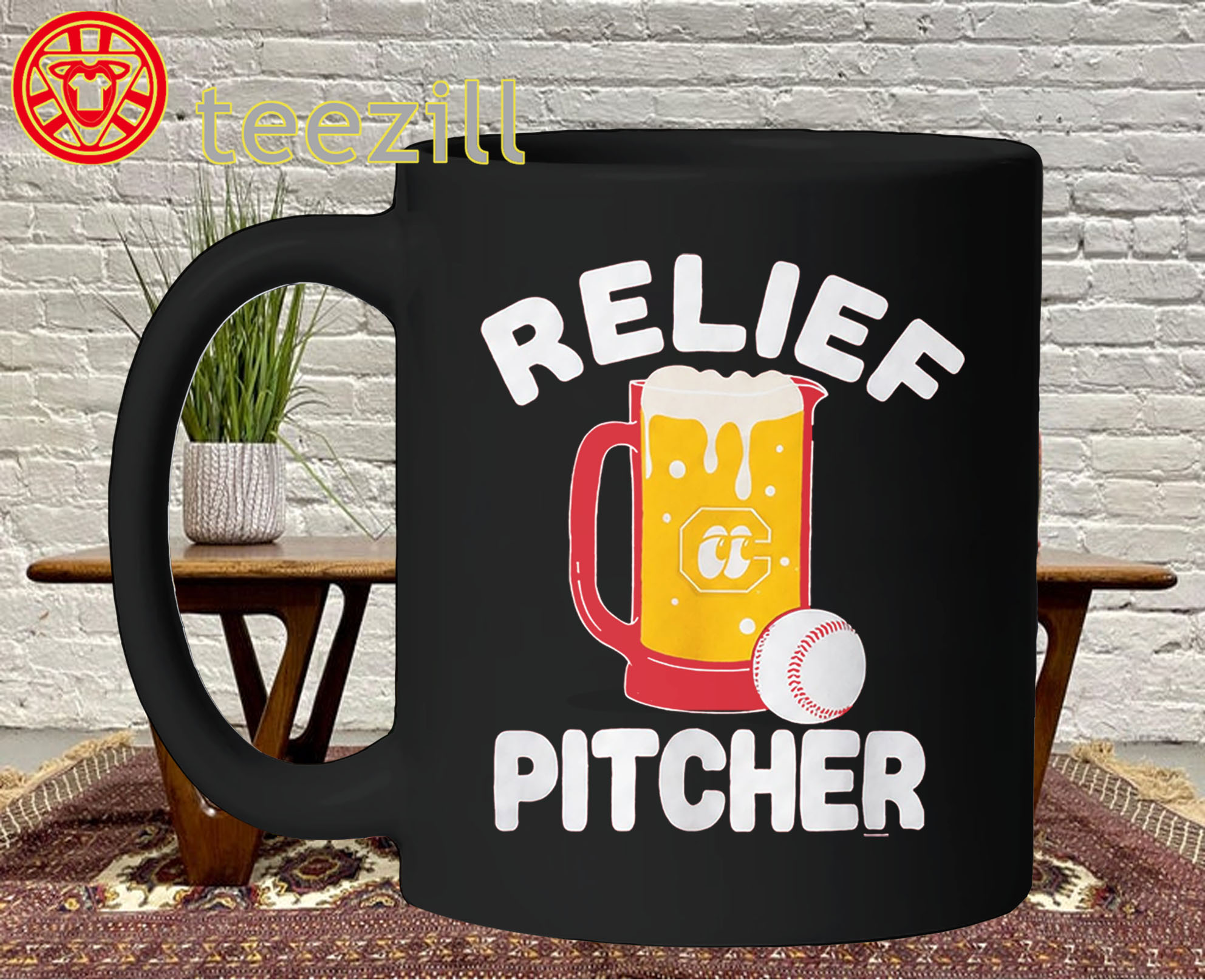 Relief Pitcher Shirt – Chattanooga Lookouts Beer Night Baseball Mug