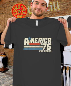 Retro America 250 Years 250th Anniversary USA 1776-2026 Shirt - US Flags Tee