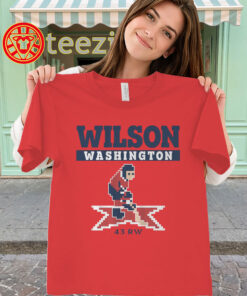 Retro Hockey Shirt - Tom Wilson Washington Pixel Art