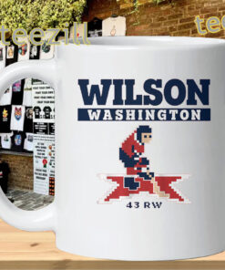 Retro Hockey Shirt - Tom Wilson Washington Pixel Art Mug