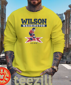 Retro Hockey Shirt - Tom Wilson Washington Pixel Art Sweater