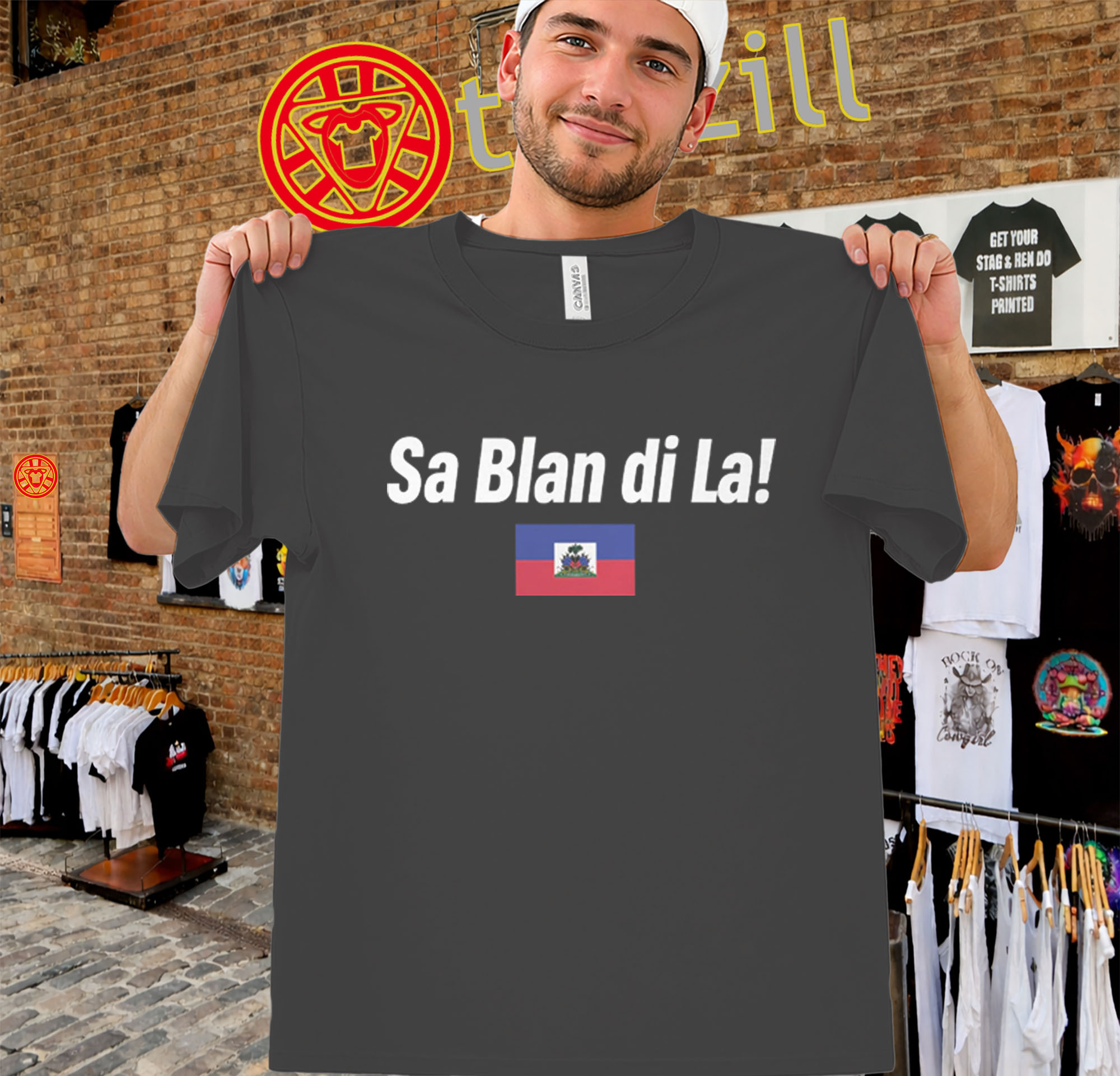 Sa Blan Di La Shirt – Haitian Creole Quote Tee