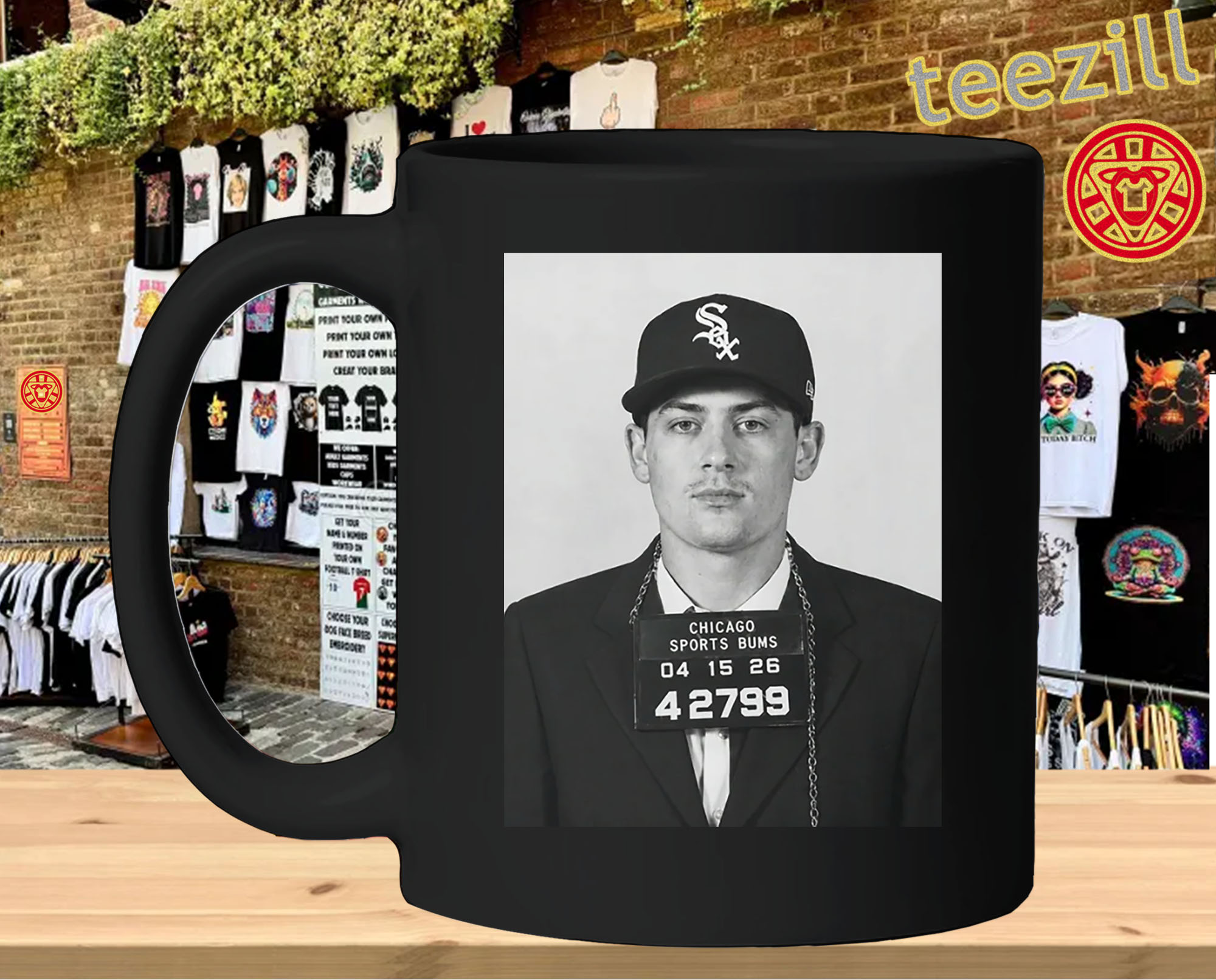 Sam Antonacci Mugshot Shirt - Viral Meme Photo-mug