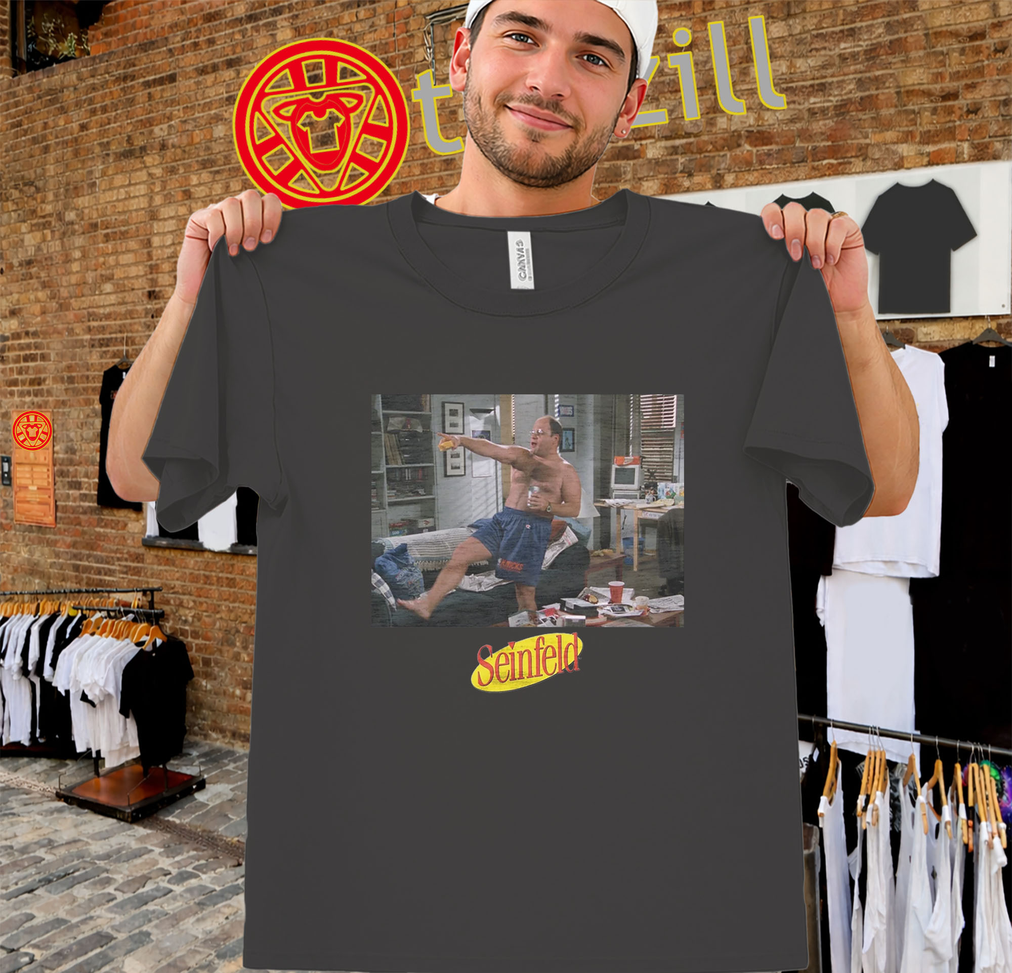Seinfeld Knicks Shirt - George Costanza New York Basketball Tee