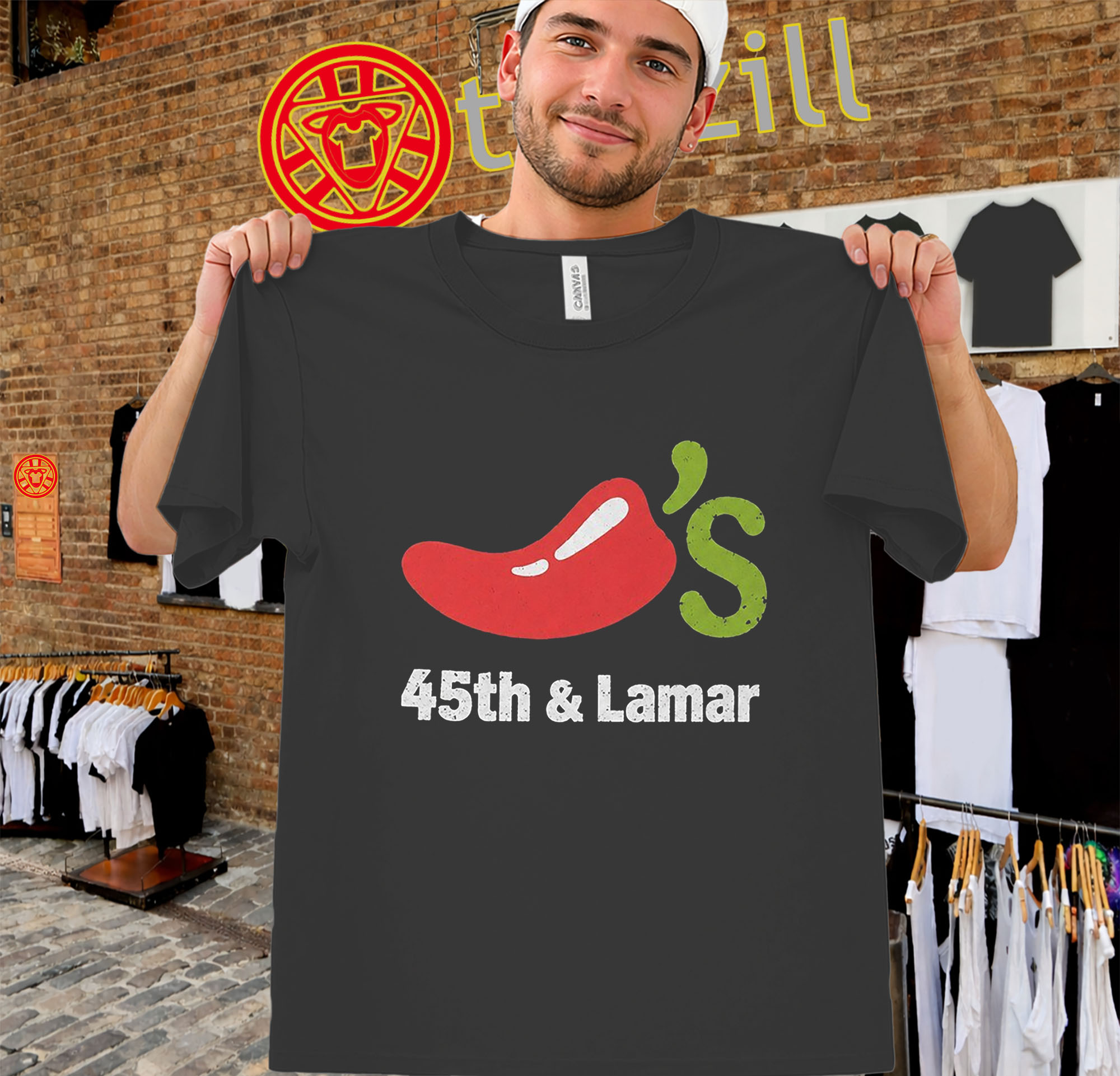 Shane Gillis Chilis 45th & Lamar Shirt – NBA Finals Graphic Tee