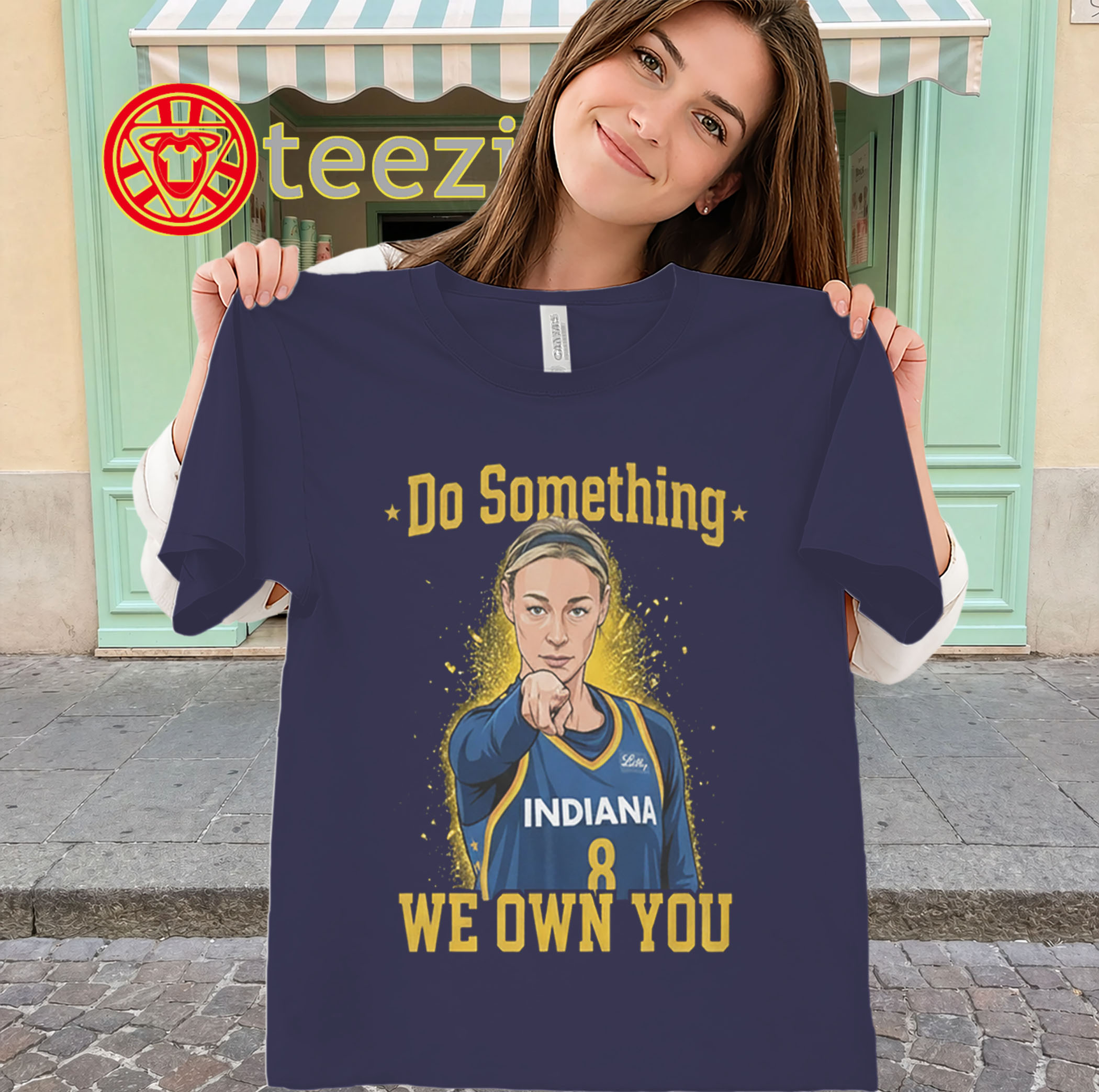 Sophie Cunningham Do Something Shirt – Indiana Basketball Viral Quote classic