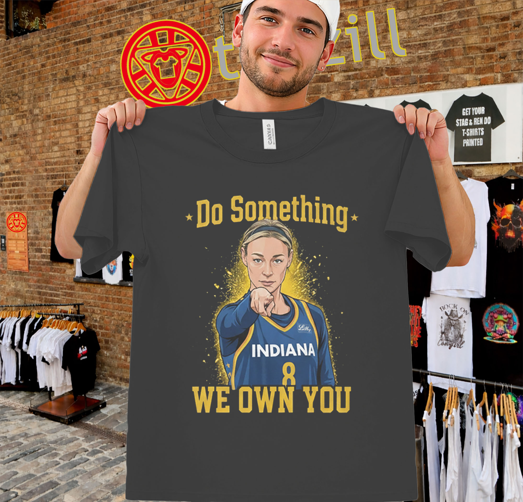 Sophie Cunningham Do Something Shirt – Indiana Basketball Viral Quote