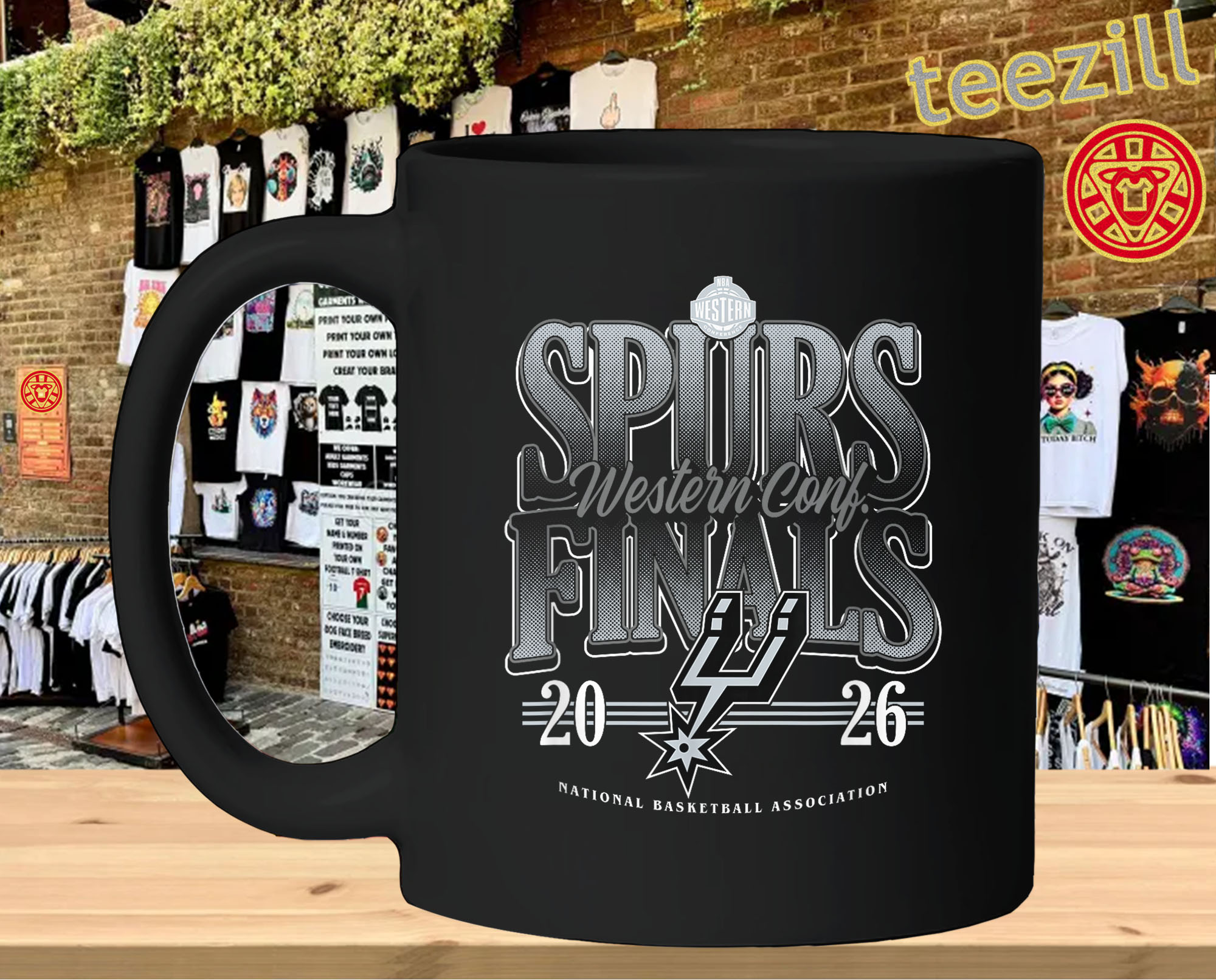 Spurs Western Conference Finals – 2026 Playoff mug