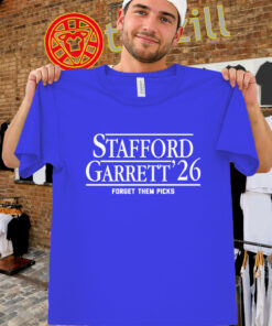 Stafford Garrett 26 Shirt - LA Rams of Myles Garrett & Matthew Stafford Football