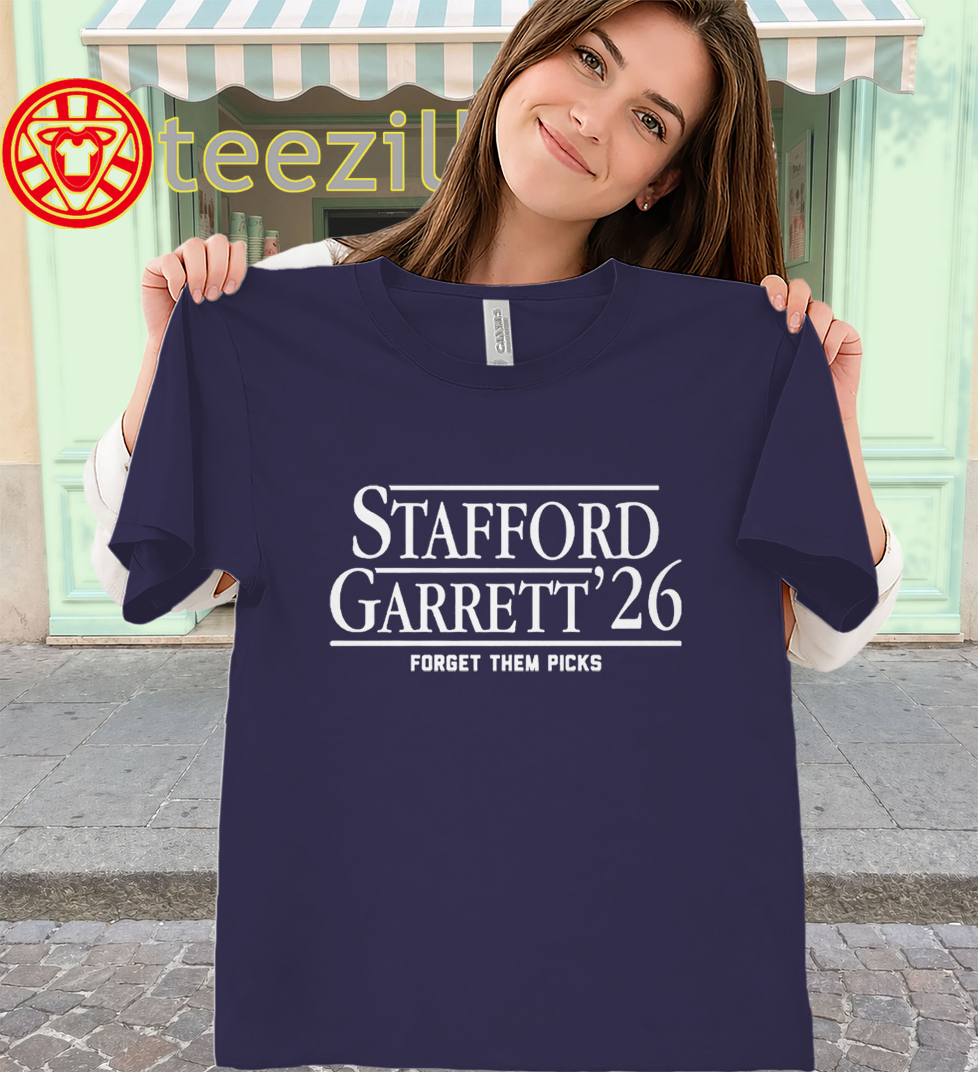 Stafford Garrett 26 Shirt - LA Rams of Myles Garrett & Matthew Stafford Football-classic