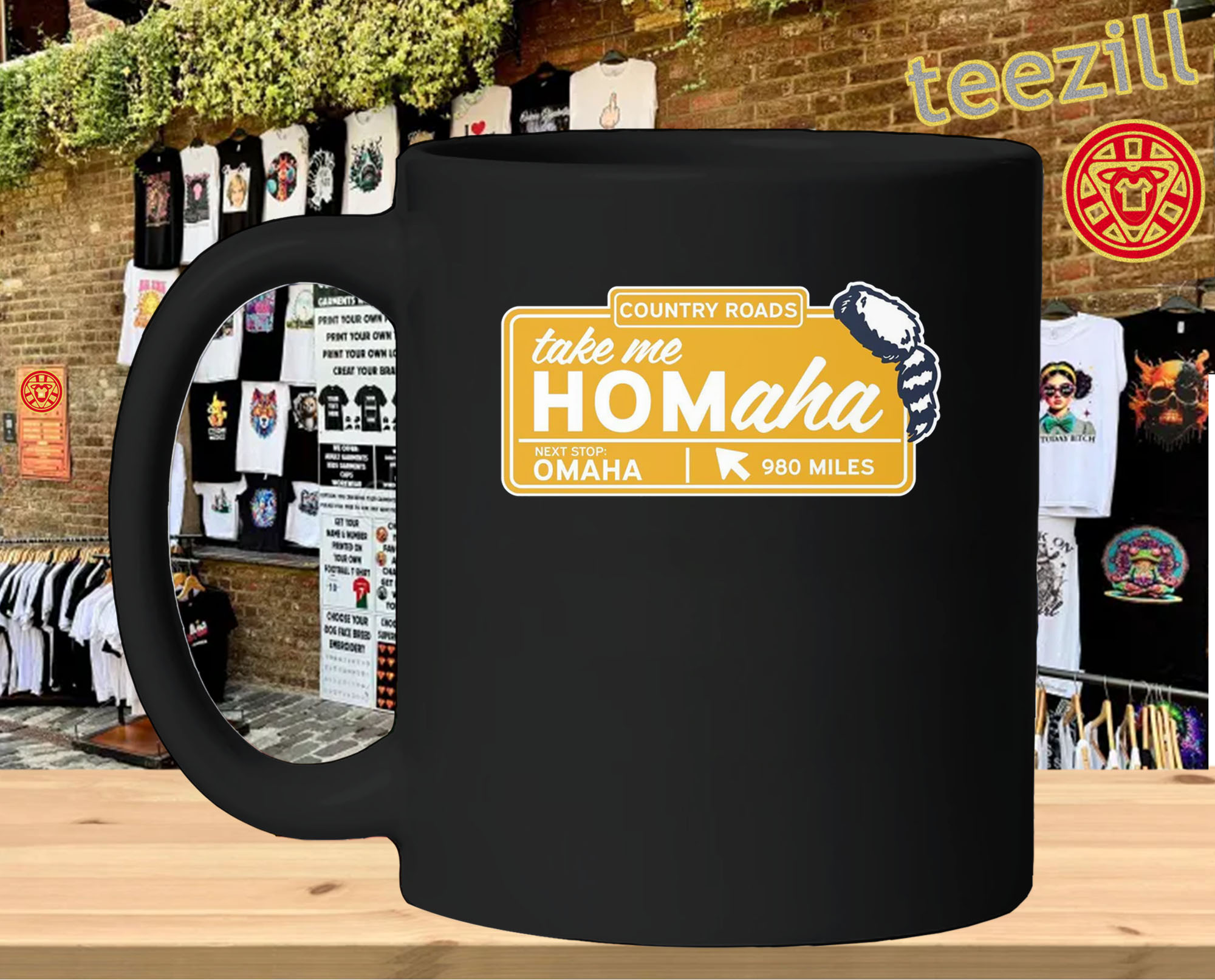 Take Me Homaha Tee - West Virginia Baseball Omaha mug
