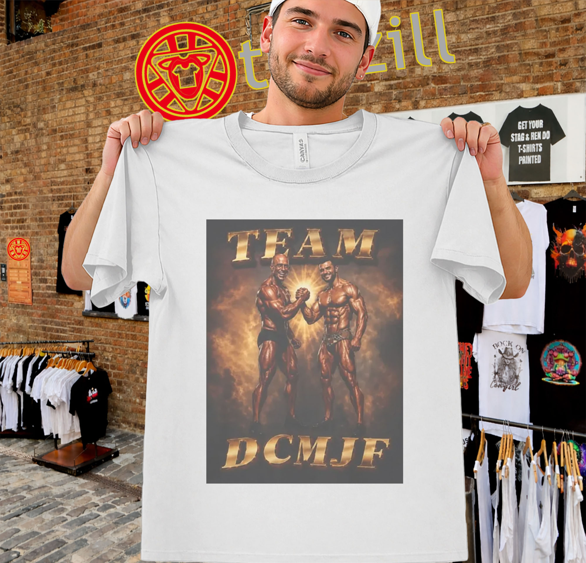 Team DCMJF Shirt - Bodybuilding Gym Fan Tee