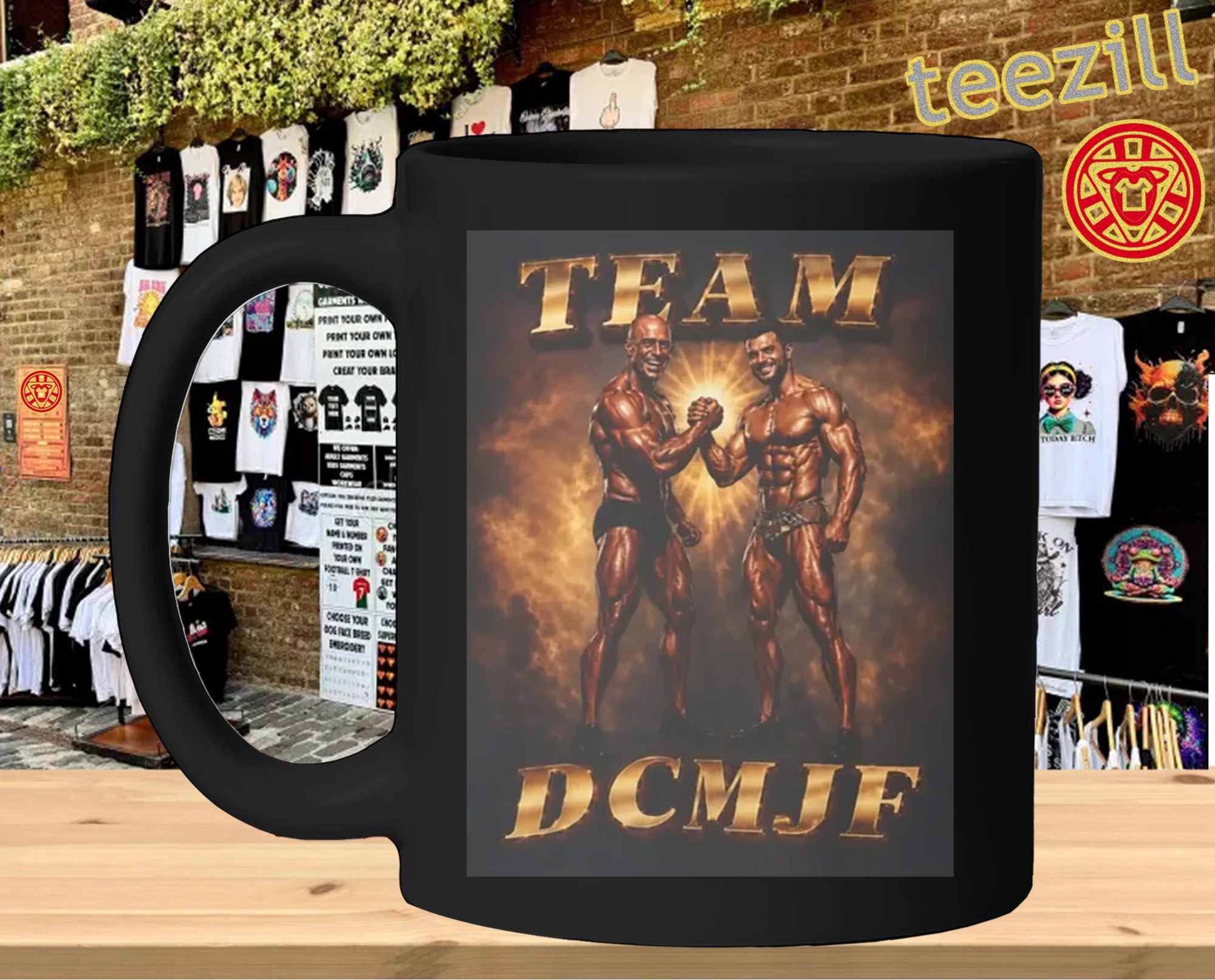 Team DCMJF Shirt - Bodybuilding Gym Fan mug