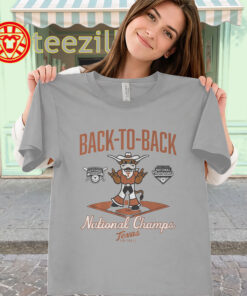 Texas Softball Back-to-Back Champions Shirt – Diamond WCWS-classic