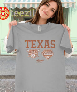 Texas Softball Back-to-Back Champs Shirt – WCWS Champions Logos-classic