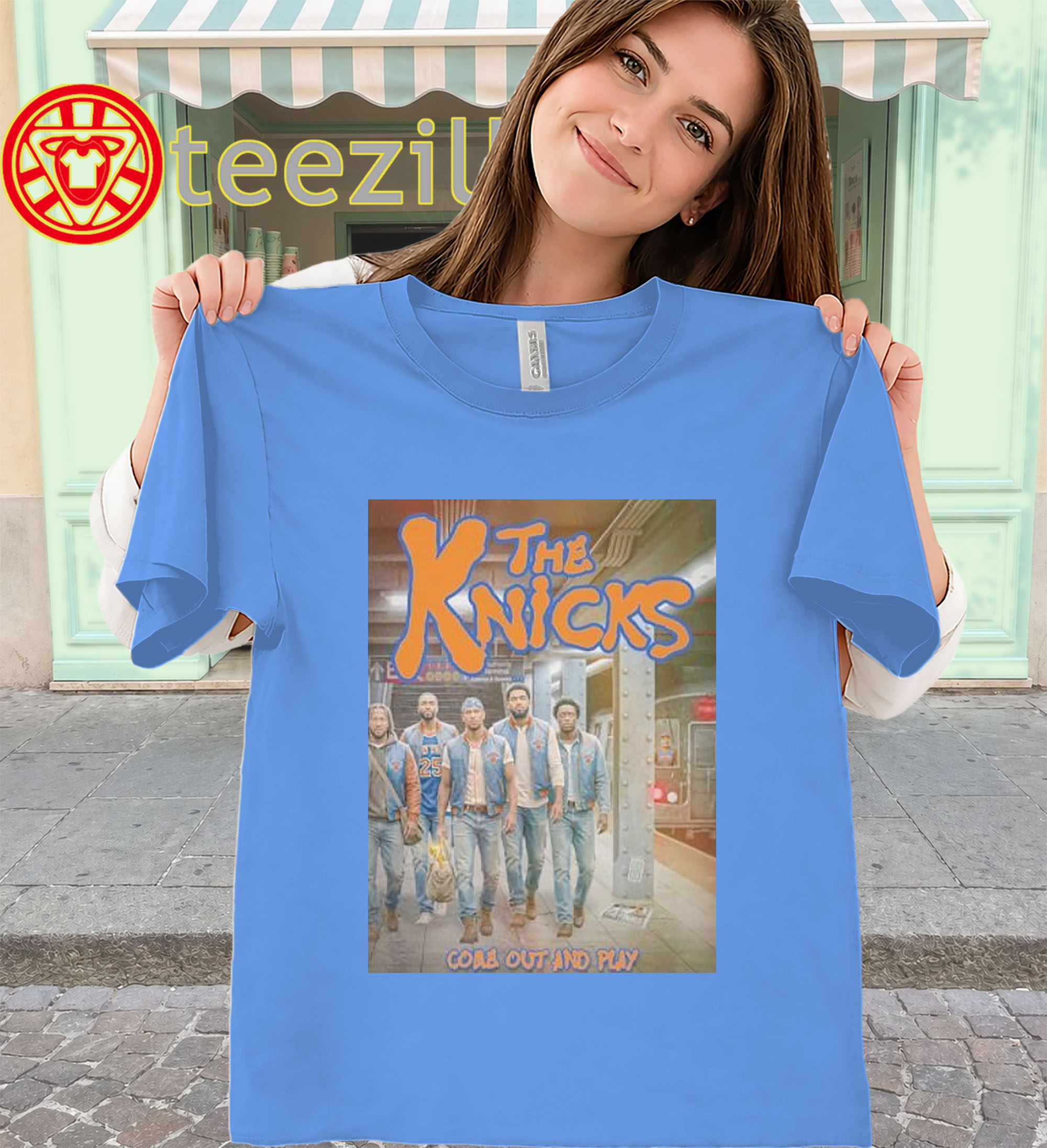 The Knicks Core Out and Play Shirt – NYC Basketball Vintage Poster