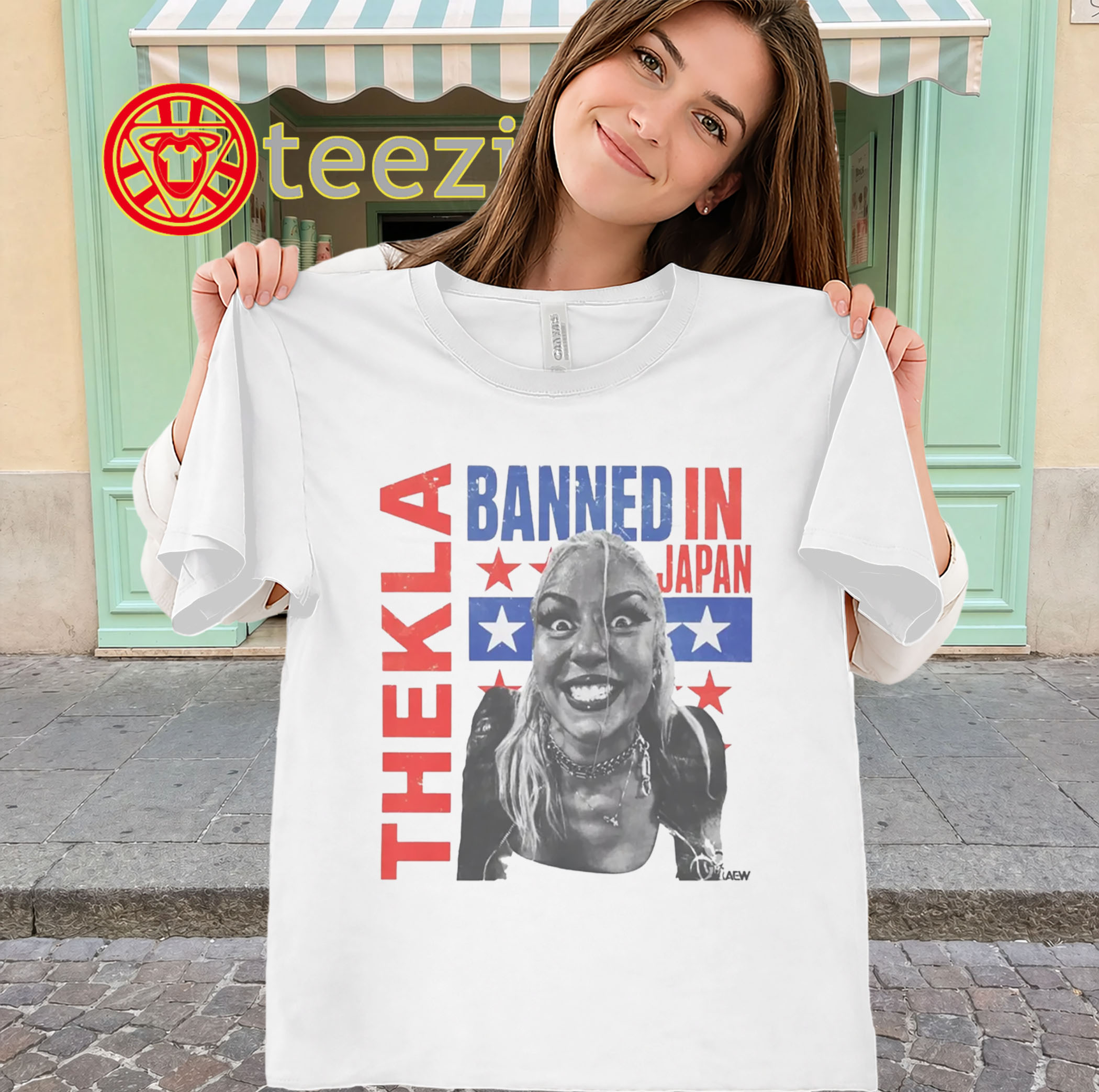 Thekla Banned In Japan Shirt – Wrestling Graphic Apparel-classic