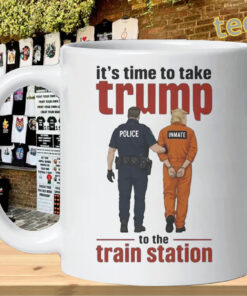 Time To Take Trump Shirt - Anti Trump Political Humor mug