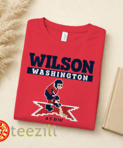 Tom Wilson Retro Hockey Shirt - Washington Pixel Hockey Tee