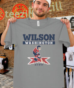 Tom Wilson Retro Hockey Shirt - Washington Pixel Hockey Tee unisex
