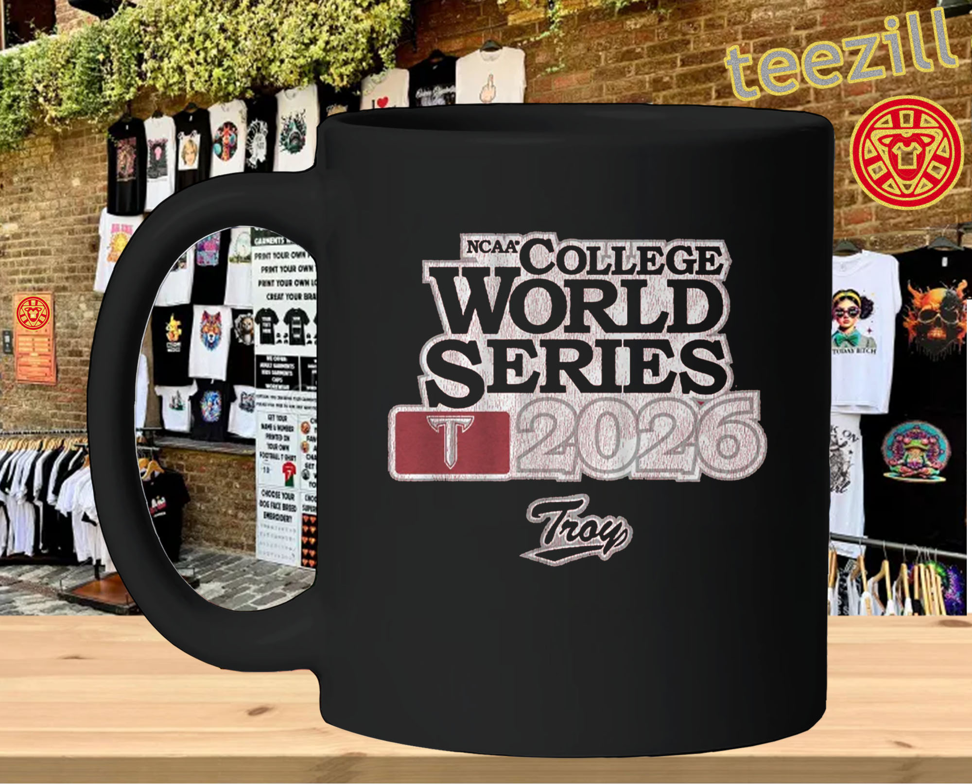 Troy Baseball First Trip to Omaha 2026 Shirt - College World Series mug