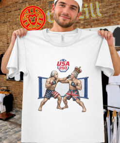 USA 250 MMA Shirt – America 250 Patriotic Fight Funny