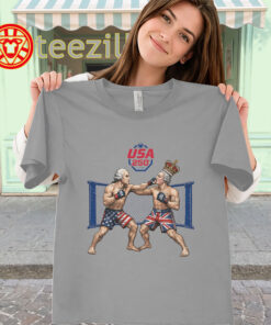 USA 250 MMA Shirt – America 250 Patriotic Fight Funny -classic