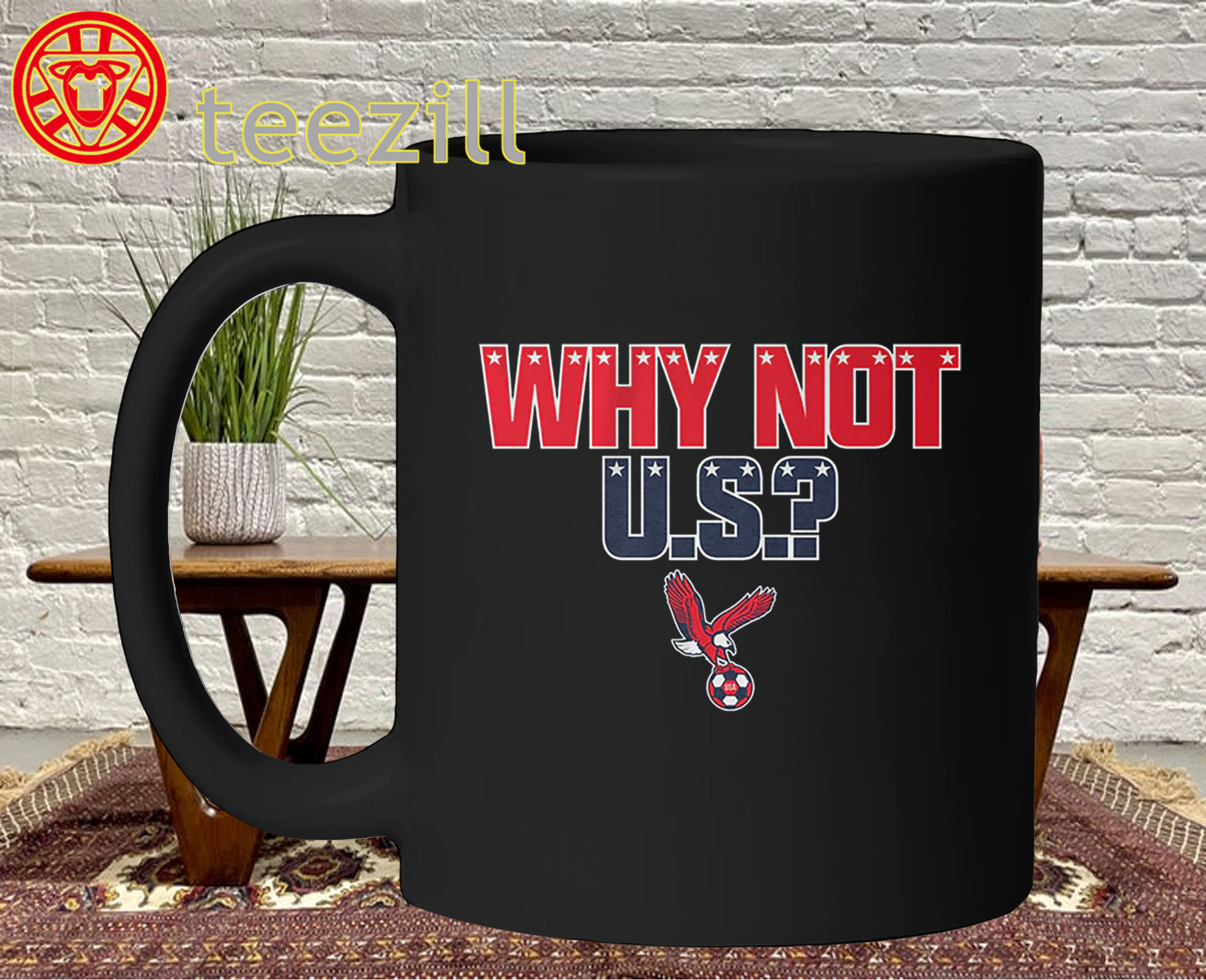 USA Soccer Fan Tee Mug