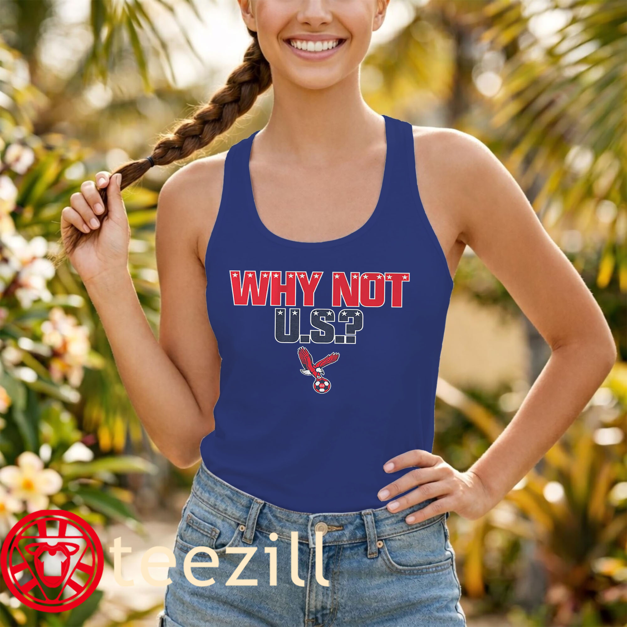 USA Soccer Fan Tee TankTop