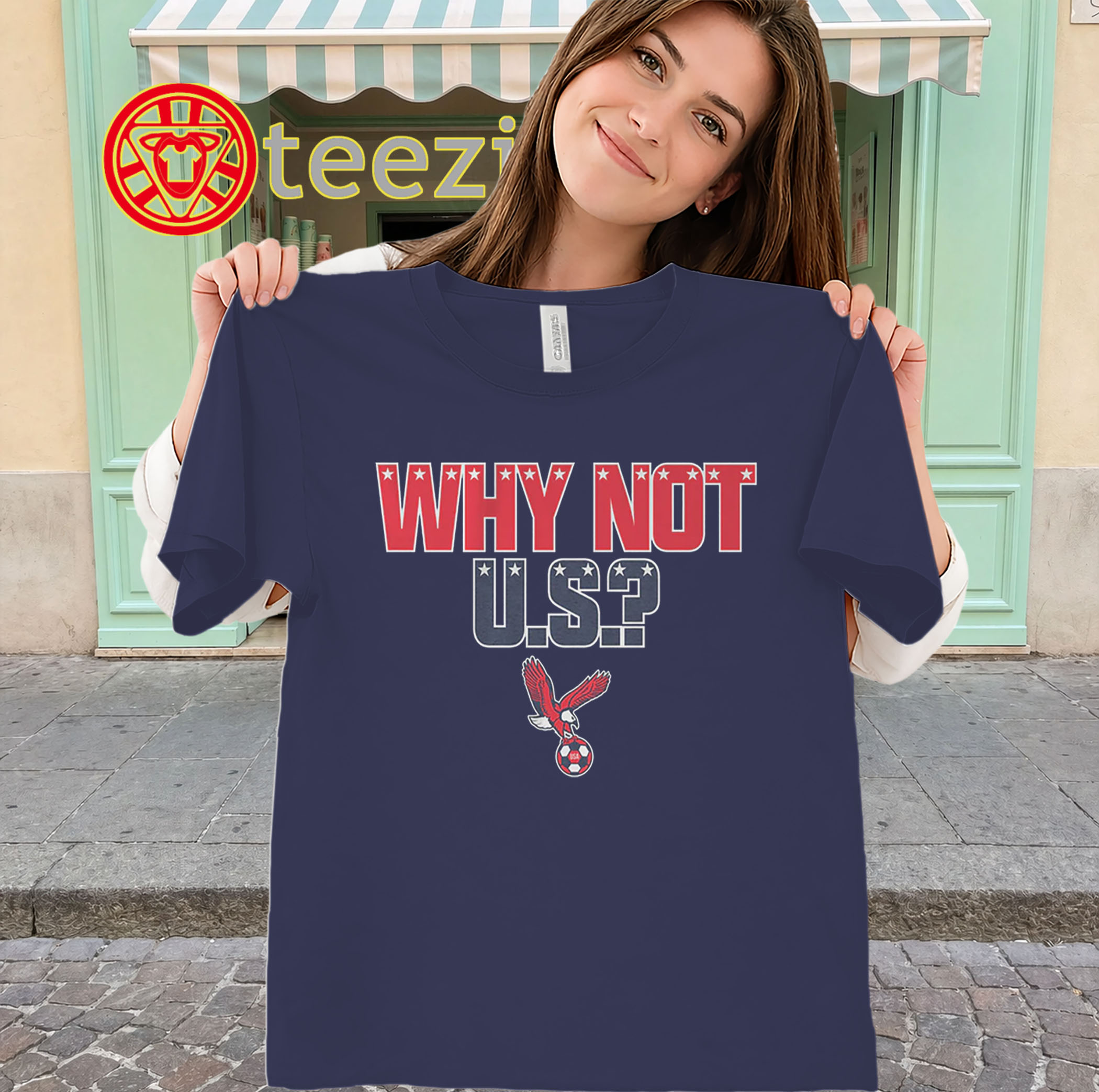 USA Soccer Fan Tee
