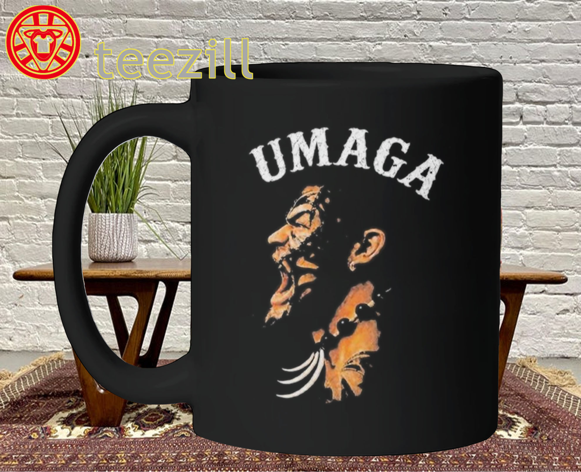 Umaga Shirt – Jacob Fatu Tribal Wrestling Tribute Graphic Mug