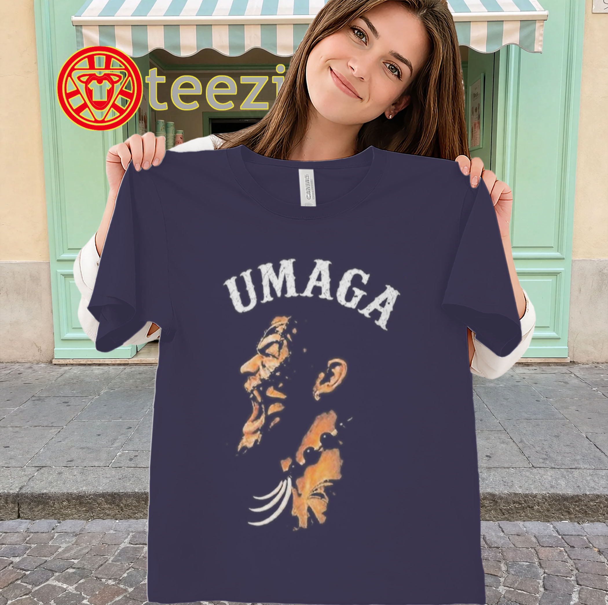 Umaga Shirt – Jacob Fatu Tribal Wrestling Tribute Graphic-classic