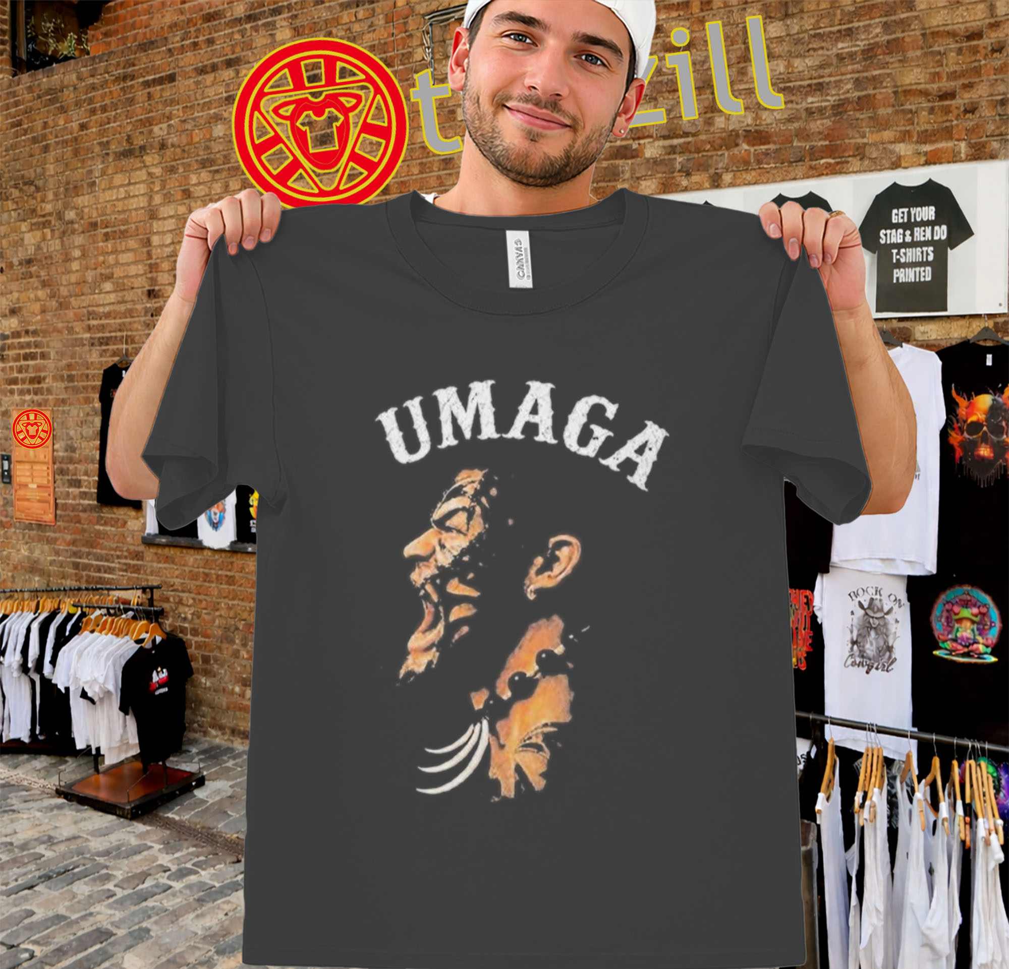 Umaga Shirt – Jacob Fatu Tribal Wrestling Tribute Graphic