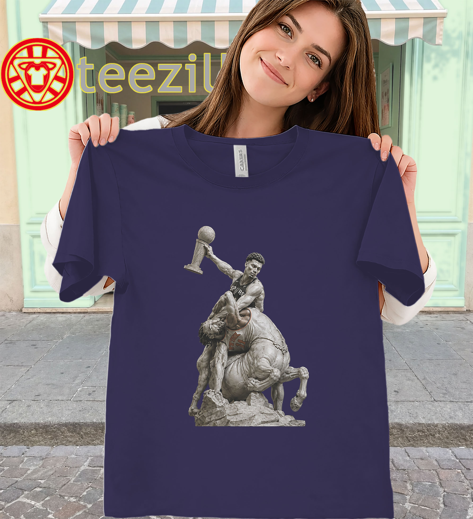 Wemby Trophy Shirt - San Antonio Spurs Finals Tee classic