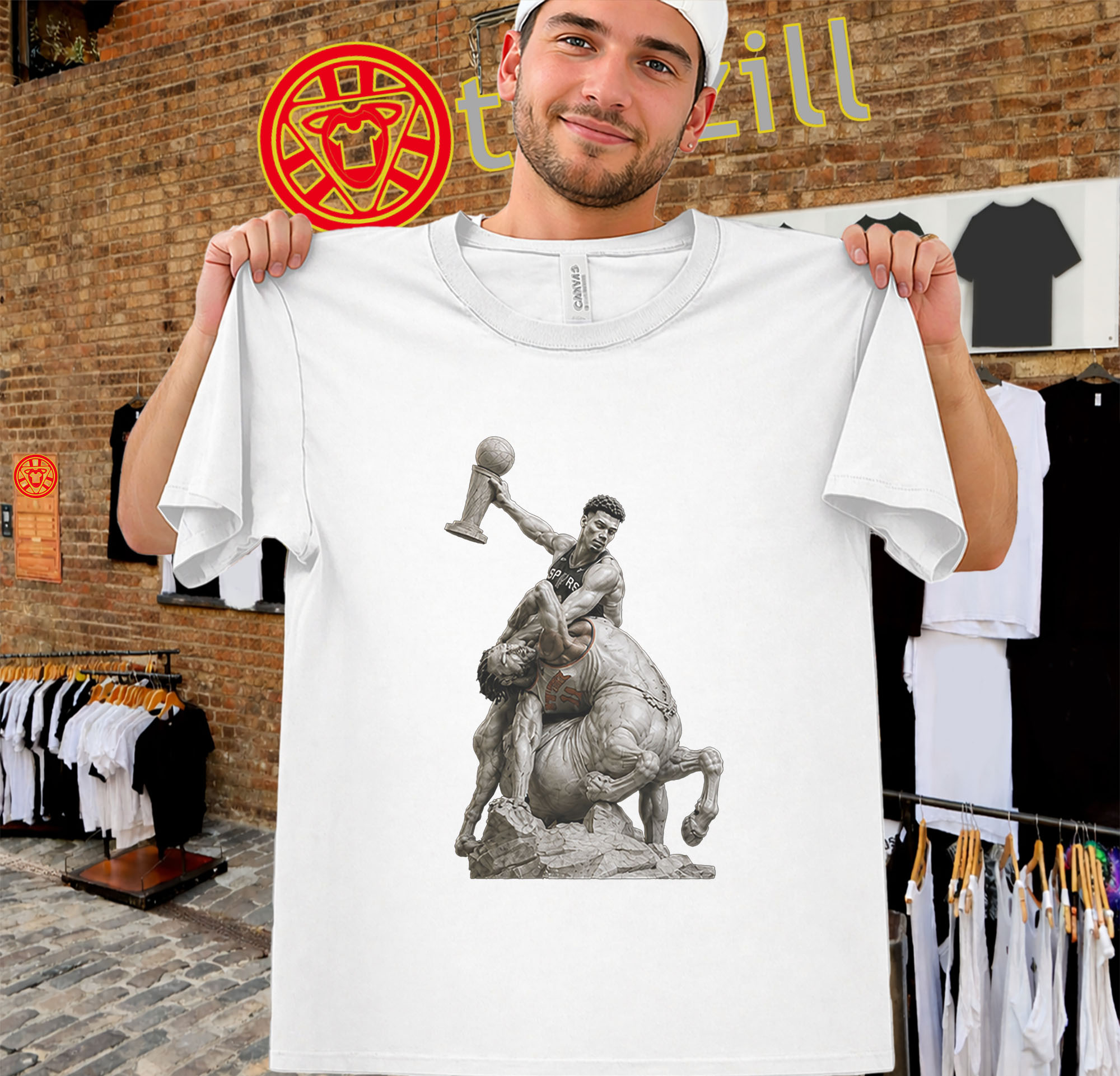 Wemby Trophy Shirt - San Antonio Spurs Finals Tee