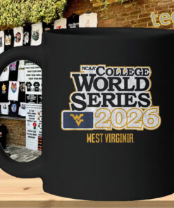 West Virginia Baseball 2026 College World Series mug
