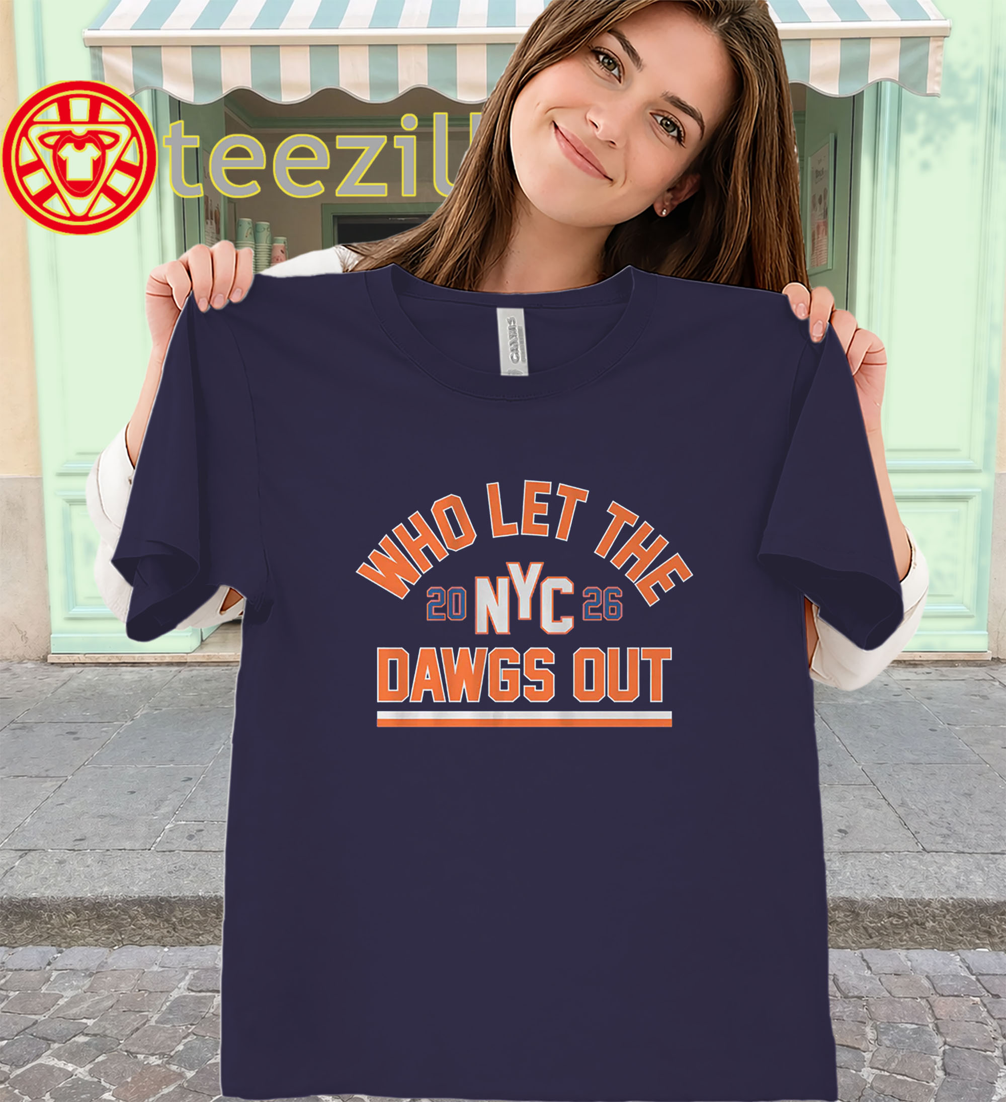 Who Let The Dawgs Out Shirt - NYC 2026 Champs Tee