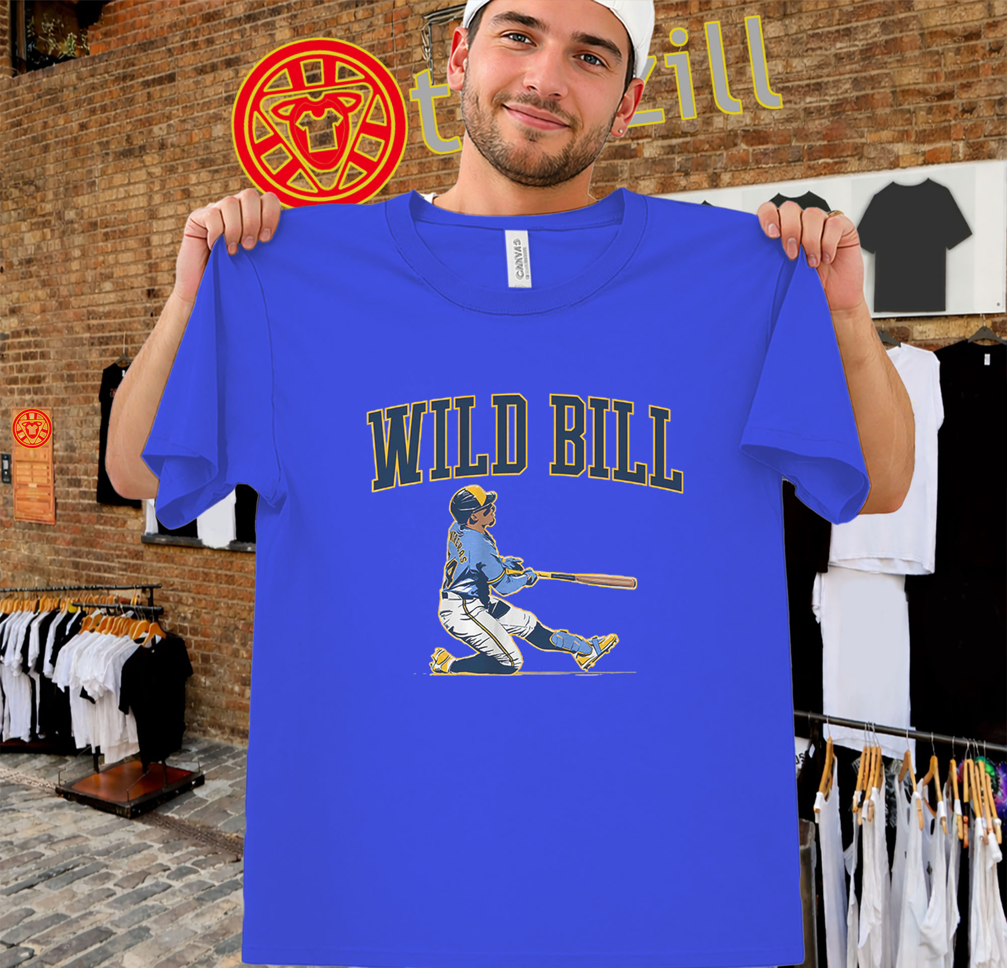 William Contreras Milwaukee Baseball Shirt - Wild Bill Tee