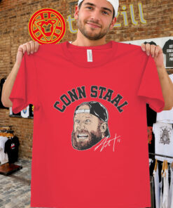 Conn Staal Shirt featuring Jordan Staal caricature artwork for Carolina hockey fans
