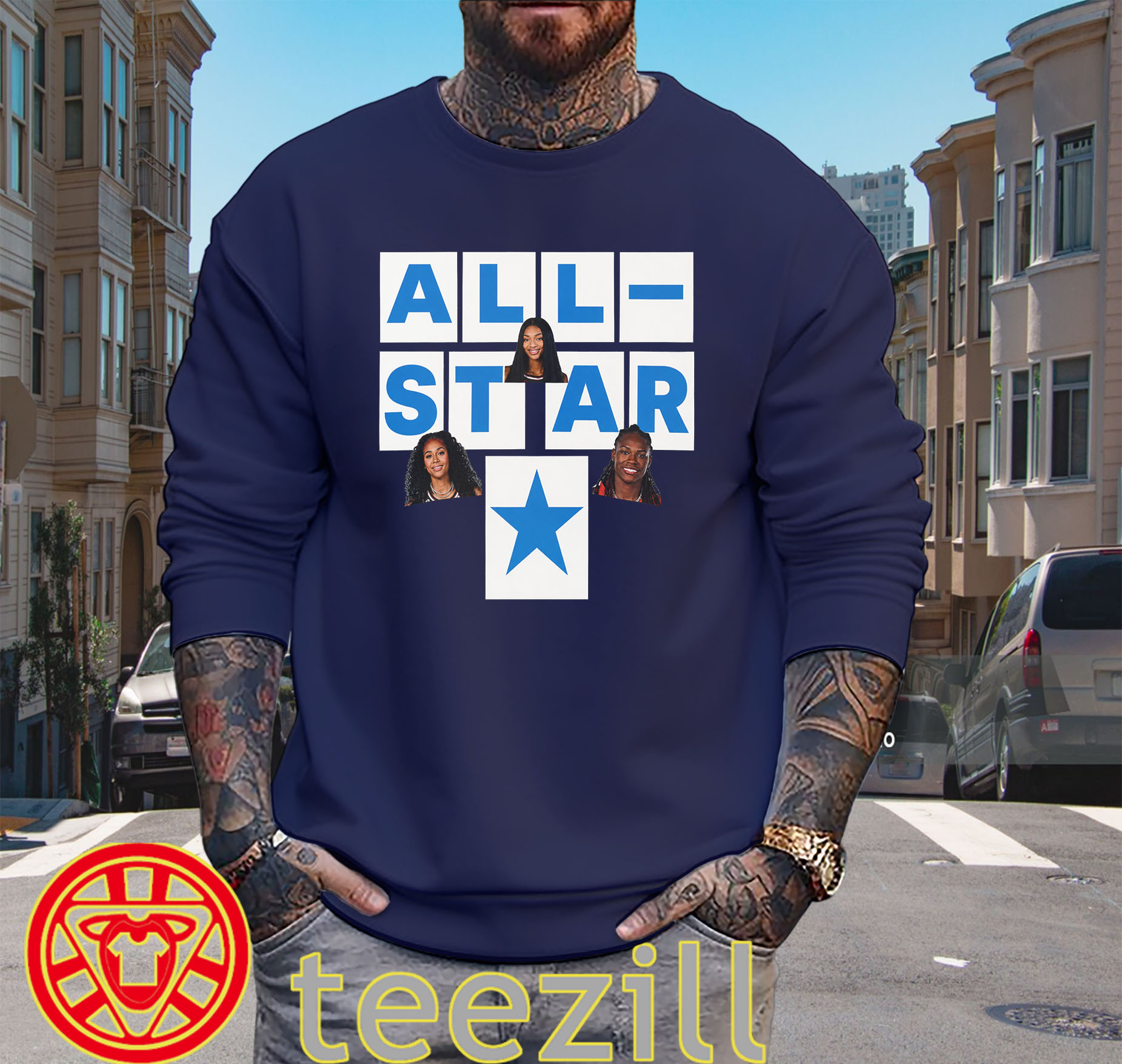 Atlanta Dream All-Star Trio Shirt – Angel Reese, Rhyne Howard & Allisha Gray