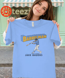 Barrelman Shirt – Jake Bauers Milwaukee Baseball Legend