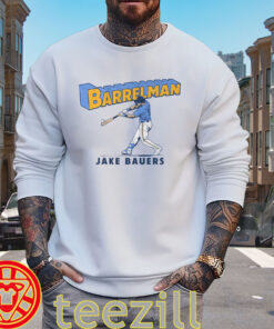 Barrelman Shirt – Jake Bauers Milwaukee Baseball Legend Tee