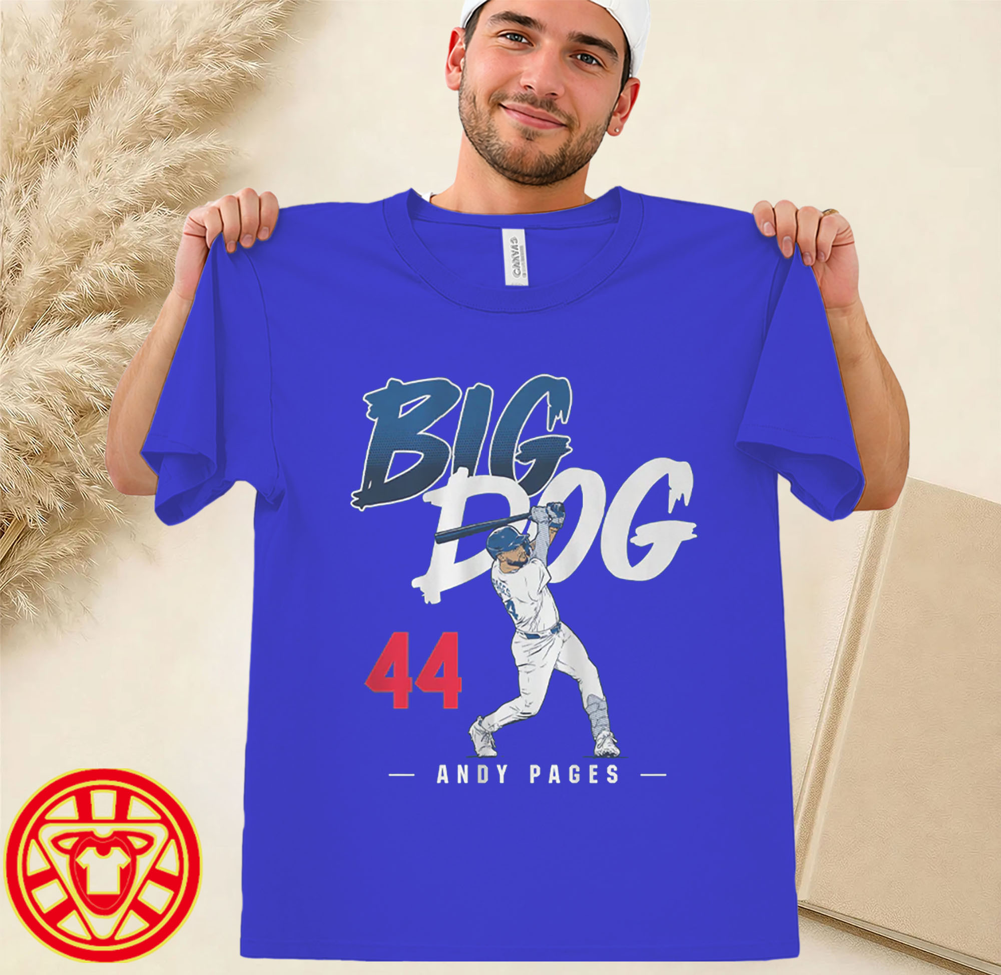 Big-Dog-Shirt-Andy-Pages-Los-Angeles-Baseball-men-design